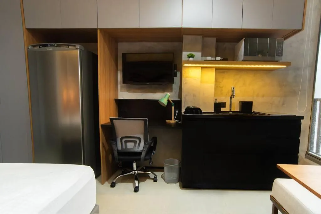 Studio Moderno E Encantador Perdizes Allianz Unimed 상파울루 아파트