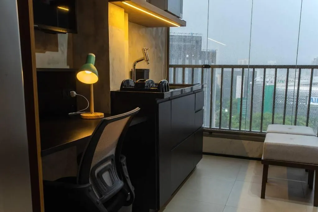 Studio Moderno E Encantador Perdizes Allianz Unimed 상파울루